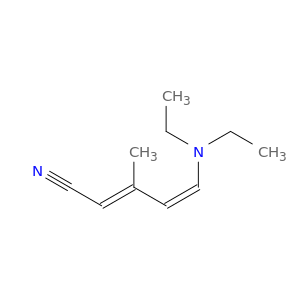 2,4-Pentadienenitrile, 5-(diethylamino)-3-methyl-, (E,Z)-