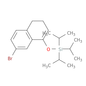 Silane, [(7-bromo-3,4-dihydro-1-naphthalenyl)oxy]tris(1-methylethyl)-