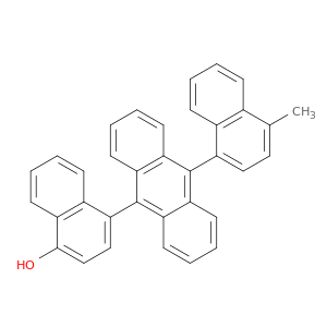 1-Naphthalenol, 4-[10-(4-methyl-1-naphthalenyl)-9-anthracenyl]-