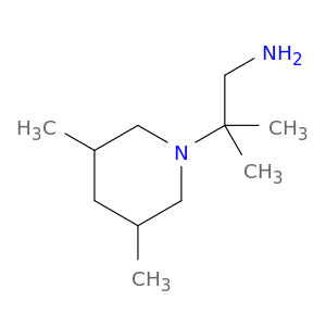 2-(3,5-Dimethylpiperidin-1-yl)-2-methylpropan-1-amine