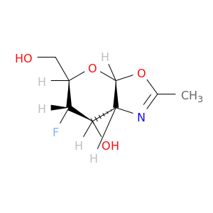 5H-Pyrano[3,2-d]oxazole-5-methanol,6-fluoro-3a,6,7,7a-tetrahydro-7-hydroxy-2-methyl-, (3aR,5R,6S,7R,7aR)-