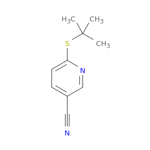 6-(tert-butylsulfanyl)pyridine-3-carbonitrile