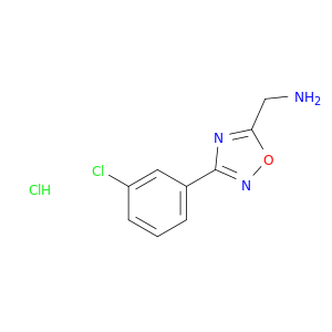 [3-(3-chlorophenyl)-1,2,4-oxadiazol-5-yl]methanamine hydrochloride