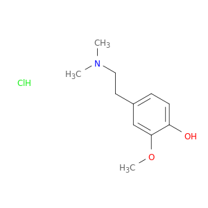 Phenol, 4-[2-(dimethylamino)ethyl]-2-methoxy-, hydrochloride
