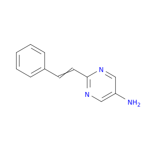 5-嘧啶胺,2-(2-苯基乙烯基)-