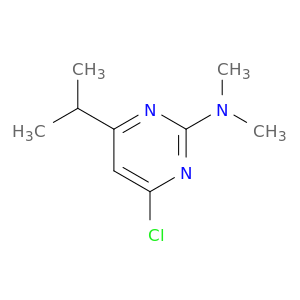 4-chloro-N,N-dimethyl-6-(propan-2-yl)pyrimidin-2-amine
