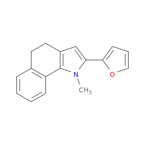 1H-Benz[g]indole, 2-(2-furanyl)-4,5-dihydro-1-methyl-