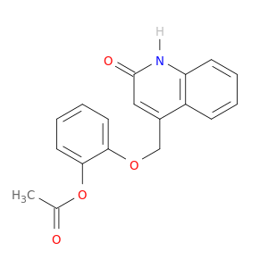 2(1H)-Quinolinone, 4-[[2-(acetyloxy)phenoxy]methyl]-