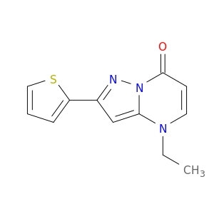 Pyrazolo[1,5-a]pyrimidin-7(4H)-one,4-ethyl-2-(2-thienyl)-