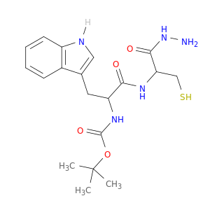 L-Cysteine,N-[N-[(1,1-dimethylethoxy)carbonyl]-L-tryptophyl]-, hydrazide (9CI)