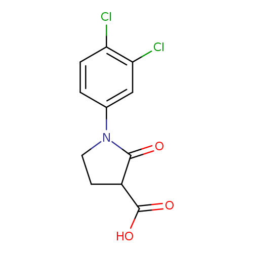 1-(3,4-Dichlorophenyl)-2-oxopyrrolidine-3-carboxylic acid