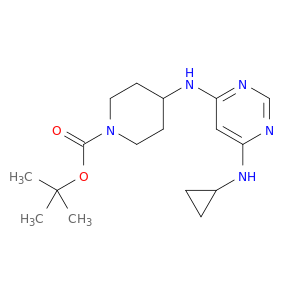 4-(6-环丙基氨基-嘧啶-4-基氨基)-哌啶-1-羧酸叔丁基酯