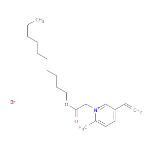 Pyridinium, 1-[2-(decyloxy)-2-oxoethyl]-5-ethenyl-2-methyl-, bromide