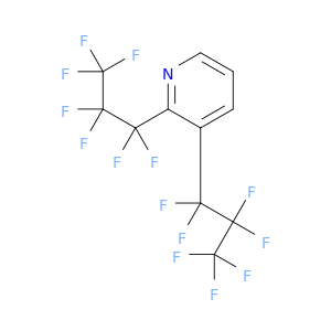 Pyridine, bis(heptafluoropropyl)-
