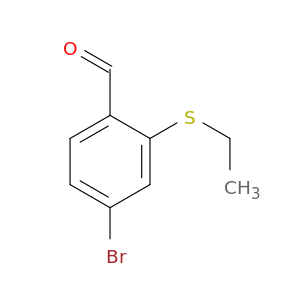 4-bromo-2-(ethylsulfanyl)benzaldehyde