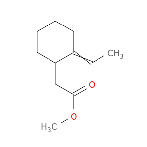 Cyclohexaneacetic acid, 2-ethylidene-, methyl ester