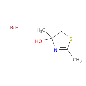 4-Thiazolol, 4,5-dihydro-2,4-dimethyl-, hydrobromide