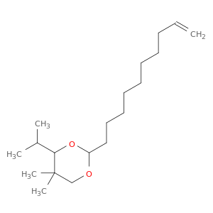 2-(dec-9-en-1-yl)-5,5-dimethyl-4-(propan-2-yl)-1,3-dioxane