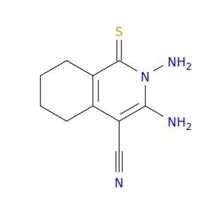 4-Isoquinolinecarbonitrile, 2,3-diamino-1,2,5,6,7,8-hexahydro-1-thioxo-