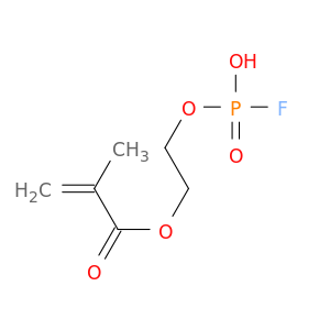 2-Propenoic acid, 2-methyl-, 2-[(fluorohydroxyphosphinyl)oxy]ethyl ester