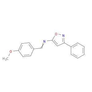 5-Isoxazolamine, N-[(4-methoxyphenyl)methylene]-3-phenyl-