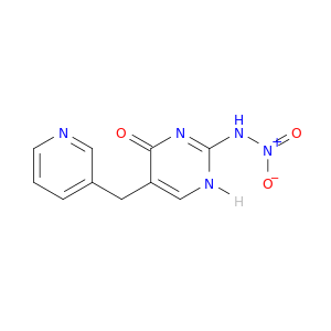 4(1H)-Pyrimidinone, 2-(nitroamino)-5-(3-pyridinylmethyl)-