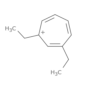 Cycloheptatrienylium, 1,3-diethyl-