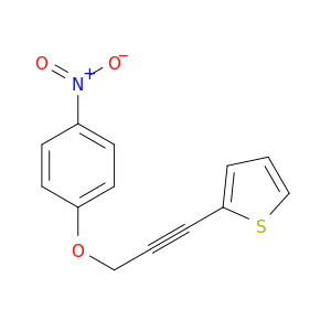 Thiophene, 2-[3-(4-nitrophenoxy)-1-propyn-1-yl]-