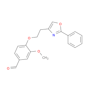 Benzaldehyde, 3-methoxy-4-[2-(2-phenyl-4-oxazolyl)ethoxy]-