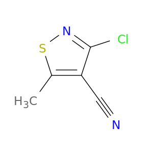 4-Isothiazolecarbonitrile, 3-chloro-5-methyl-