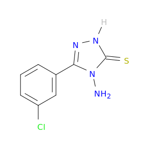 4-氨基-5-(3-氯苯基)-2H-1,2,4-三唑-3-硫酮