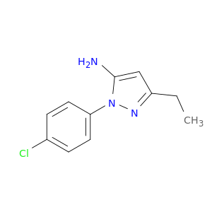 3-乙基-1-(4-氯苯基)-5-氨基吡唑