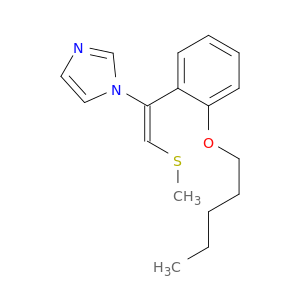 (E)-1-(2-(甲硫基)-1-(2-(戊基氧基)苯基)乙烯基)-1H-咪唑
