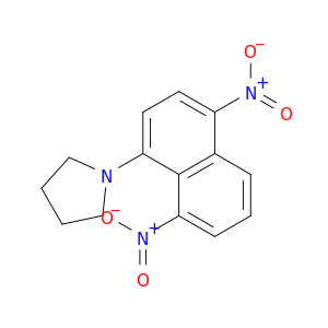 Pyrrolidine, 1-(4,8-dinitro-1-naphthalenyl)-