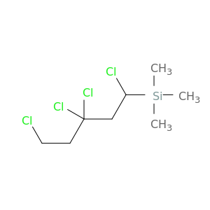 Silane, trimethyl(1,3,3,5-tetrachloropentyl)-