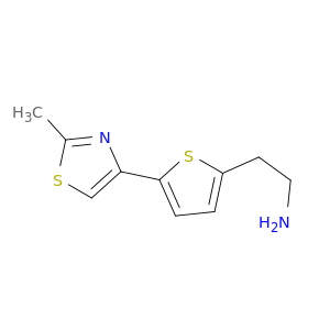 2-[5-(2-methyl-1,3-thiazol-4-yl)thiophen-2-yl]ethan-1-amine