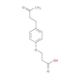3-[4-(3-Oxobutyl)phenoxy]propanoic Acid