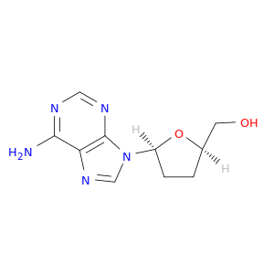 2-Furanmethanol, 5-(6-amino-9H-purin-9-yl)tetrahydro-, (2R,5S)-