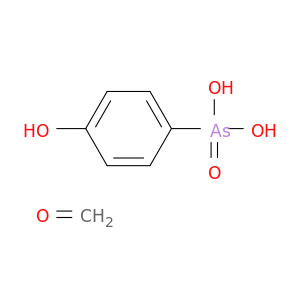 (4-hydroxyphenyl)arsonic acid- formaldehyde(1:1)