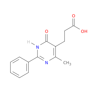 5-Pyrimidinepropanoicacid, 1,6-dihydro-4-methyl-6-oxo-2-phenyl-