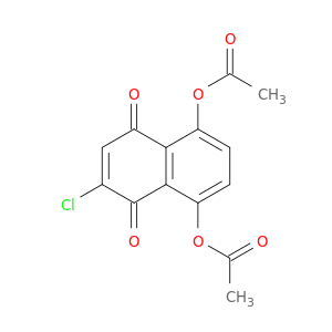 1,4-Naphthalenedione, 5,8-bis(acetyloxy)-2-chloro-