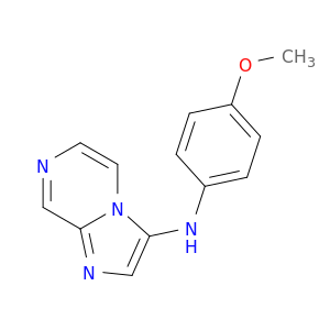 Imidazo[1,2-a]pyrazin-3-amine, N-(4-methoxyphenyl)-