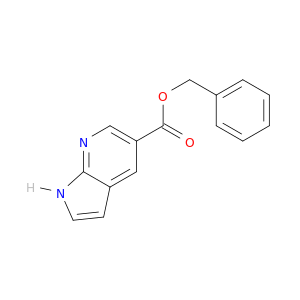 1H-Pyrrolo[2,3-b]pyridine-5-carboxylic acid, phenylmethyl ester