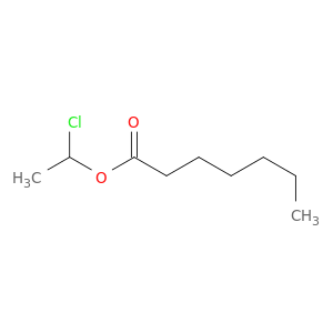 Heptanoic acid, 1-chloroethyl ester