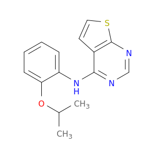Thieno[2,3-d]pyrimidin-4-amine, N-[2-(1-methylethoxy)phenyl]-