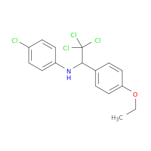 4-CHLORO-N-(2,2,2-TRICHLORO-1-(4-ETHOXYPHENYL)ETHYL)ANILINE