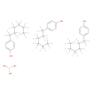 Phenol, 4-(tridecafluorohexyl)-, phosphite (3:1)