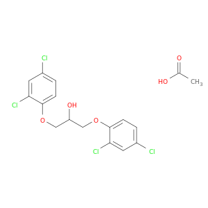 2-Propanol, 1,3-bis(2,4-dichlorophenoxy)-, acetate
