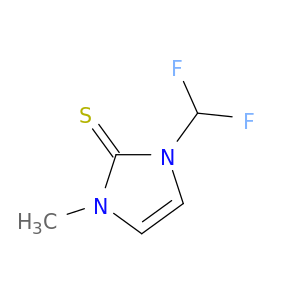 2H-Imidazole-2-thione, 1-(difluoromethyl)-1,3-dihydro-3-methyl-
