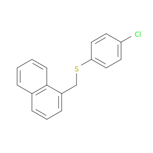 Naphthalene, 1-[[(4-chlorophenyl)thio]methyl]-